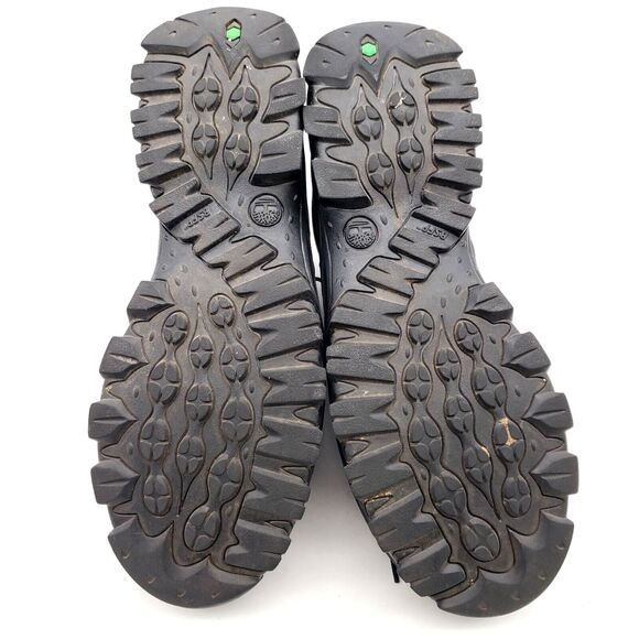 TIMBERLAND Mt Maddsen Hiking Boots Men's Size 13 Mid Waterproof Work Black 2731R - Picture 7 of 10